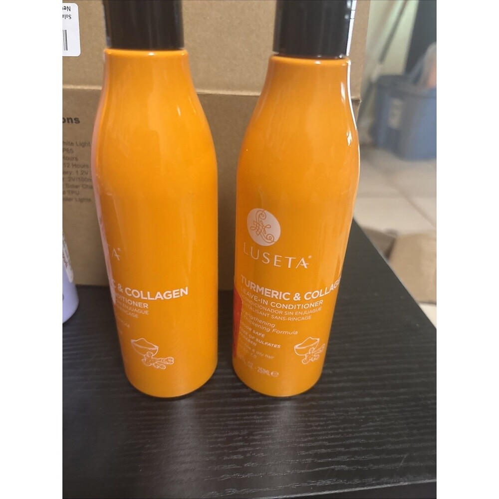 Luseta Turmeric & Collagen Leave-in Conditioner/ Color Safe Free Of Sulfates 2